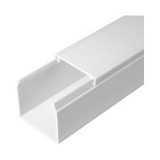 Кабель-канал белый 2-й замок в п/э 40х40 мм (60м/уп) Промрукав