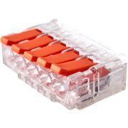 Клемма соединительная  5-контактная Elеctrodeel ED 230-615-b6, сечение 0,5-6,0 мм2, 41А/450В (упаковка 6 штук)