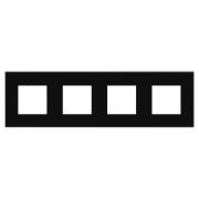 Avanti Рамка ARTLEBEDEV Черный квадрат 8 модульная