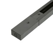 Шинопровод для трековых светильников 3м черный квадратный (в наборе токовод заглушка крепление)