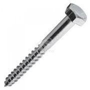 Шуруп DIN571 10х80 сантехнический, шестигранная головка