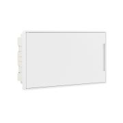 Щиток 18 мод встраиваемый FRAME ЩРв-П-18, белый, с белой дверцей, с 2  шинами PEN на 8 и 10 отв. F18B1WW DKC