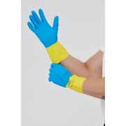 Перчатки латексные с хлопковым напылением VE330, размер 9