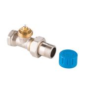 Клапан термостатический 1/2' с преднастройкой прямой