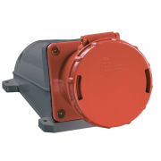 Розетка кабельная 63А 3Р+N+Е IР54 на поверхность 380В 135