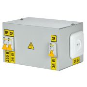 Ящик с понижающим трансформатором ЯТП-230/36/0.25 IP30 с 3 автоматами УХЛ4