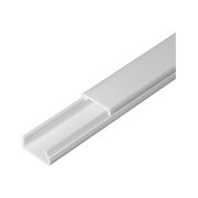 Кабель-канал белый 2-й замок в п/э 20х10 мм (180м/уп) Промрукав
