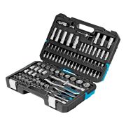 Набор инструментов, 1/4, 1/2, CrV, 120 зубьев, 109 предметов