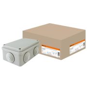 Распаячная коробка ОП 120х80х50мм крышка IP55 6 вх. TDM