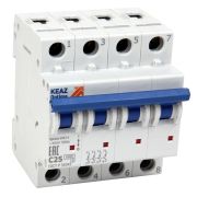 Выключатель автоматический четырехполюсный 25А C 6кА AC OptiDin BM63-4C25-УХЛ3