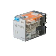 Реле 5 A 4CO 24 VDC тест кнопка LED