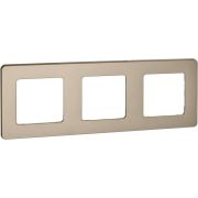Рамка 3-местная шампань INSPIRIA