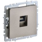 BRITE Розетка компьютерная RJ45 кат.5E РК10-БрШ шампань