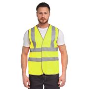 Жилет сигнальный арт. J04К цв. жёлтый флуоресцентный р. 2XL 112-116/170-188