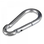 Карабин DIN 5299C 4мм пружинный покрытие цинк