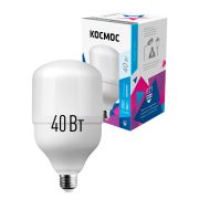Лампа светодиодная LED 40Вт 220В Е27 D100х168 4500К белый 3800 лм