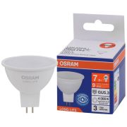 Лампа светодиодная LED 7Вт GU5.3 4000К 560Лм спот 220В (замена 60Вт) OSRAM