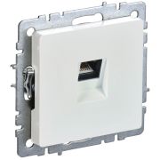 BRITE Розетка компьютерная RJ45 кат.5E РК10-БрЖ жемчуг