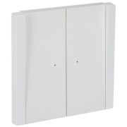 FORTE&PIANO Выключатель 2-клавишный с индикацией 10А FP206 белый IEK