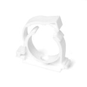 Опора 25 мм PPR, с креплением, белая