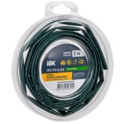 Трубка термоусадочная ТТУ нг-LS 5/2,5 зеленая (2м/упак) IEK