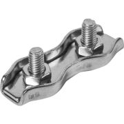 Зажим для троса двойной 3мм Duplex покрытие цинк