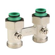 Узел нижнего подключения с шаровым затвором прямой 3/4'х3/4'