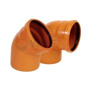 Отвод 110 30 град., для наружной канализации