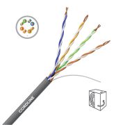 Кабель витая пара СORDLINE U/UTP 5e Сu 4х2х0.48 PVC IN MID серый 305м