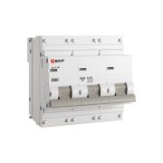 Выключатель автоматический трехполюсный 80А D ВА47-100 10кА PROxima