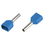 Наконечник-гильза с изолированным фланцем (упаковка 50 шт.) NO-225-104 (двойной) НШвИ(2) 2,5-12