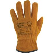 Перчатки цельноспилковые без подкладки ArmProtect SK500. р.10