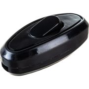 Выключатель одноклавишный разборный для бра ВБ-01Ч черный