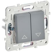 SKANDY Выключатель жалюзи 10А SK-V12Gr серый IEK