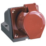 Розетка кабельная 32А 3Р+PE IР44 на поверхность   380 В 124