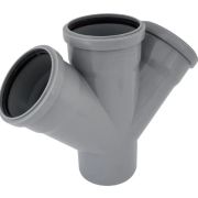 Крестовина 110 45 град одноплоскостная, канализационная