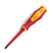 Отвертка диэлектрическая PH/FL2х100 серия ПРОФИ для работ под напряжением до 1000 В