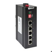 Коммутатор промышленный неуправляемый U-5GT, 5 портов 10/100/1000Base-T(X) RJ45, монтаж на динрейку TSX EKF