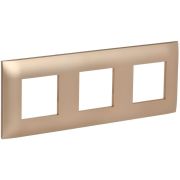 SKANDY Рамка 3-местная SK-F03Sa песочный IEK