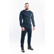 Бельё нательное термостойкое мужское (фуфайка+кальсоны) для защиты от термических рисков электрической дуги 12 кал/см2 БНТм 616W цвет темно-синий, р. 96-100/170-176