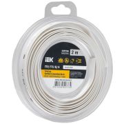 Трубка термоусадочная ТТУ нг-LS 8/4 белая (2м/упак) IEK