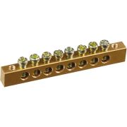 Шина нулевая 6х9мм 8/2 (8групп/крепеж по краям)