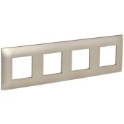 SKANDY Рамка 4-местная SK-F04Sh шампань IEK