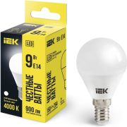 Лампа светодиодная G45 шар 9Вт 230В 4000К E14