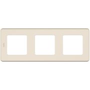 Рамка 3-местная слоновая кость INSPIRIA