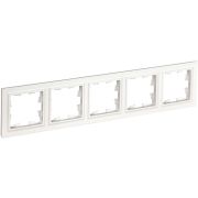 BRITE Рамка 5 постов РУ-5-БрБ белый