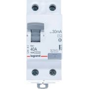 Выключатель дифференциального токаRX3 - 2П - 40 А - тип AC - 30 мА - 2 модуля