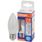Лампа светодиодная свеча LED 7Вт Е27 4000К 600Лм 170-250В (замена 60Вт) OSRAM