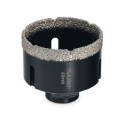 Коронка алмазная для УШМ по керамограниту по керамике 68 мм сухое сверление