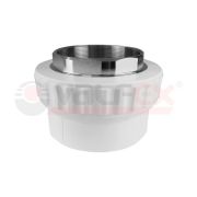 Муфта комбинированная 40x1 1/4' ВР под ключ полипропиленовая PPR белая